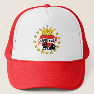 I LOVE Xmas + your idea Trucker Hat