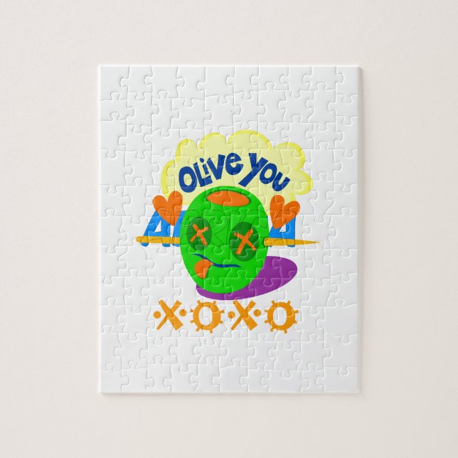 I Love XOXO Africa beautiful amazing text quote  Jigsaw Puzzle (Vertical)