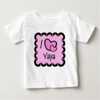 I Love YaYa Cute T-Shirt