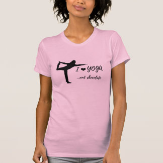 I love yoga and chocolate t-shirt