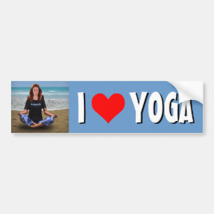 I love Yoga Bumper Sticker
