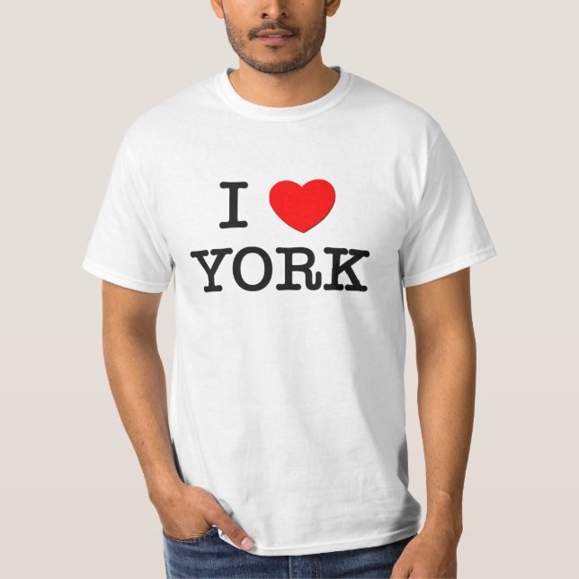 I Love York T-Shirt (Front)