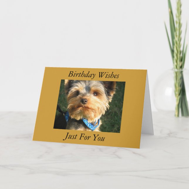 I Love Yorkies Card (Front)