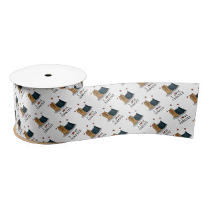 I Love Yorkies (I Love Yorkshire Terriers) - Cute Satin Ribbon