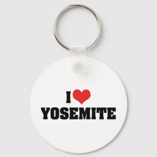 I Love Yosemite Keychain
