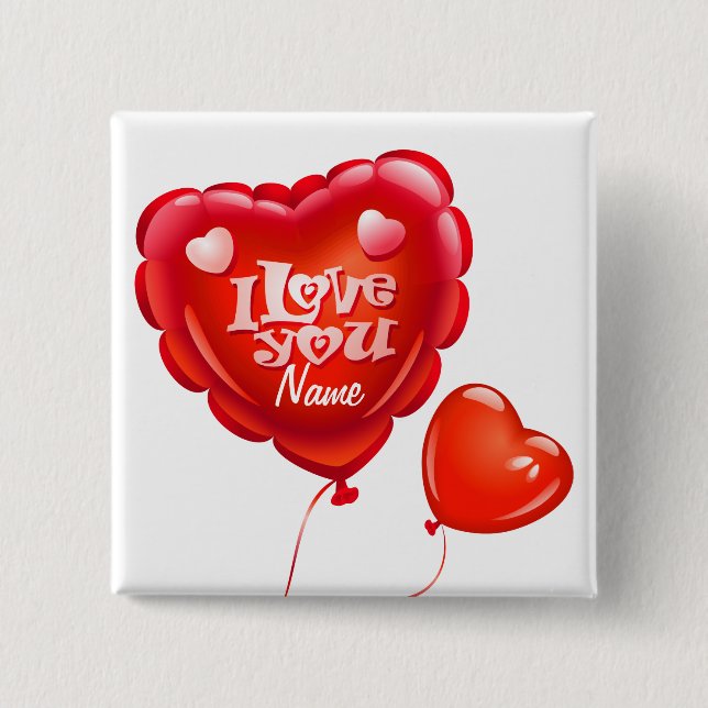 I Love You 2 Button (Front)