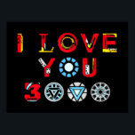I Love You 3000 v3 Poster<br><div class="desc">I Love You 3000 v3 Poster Anime Cartoon Comic Fiction Manga</div>