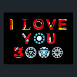 I Love You 3000 v3 Poster<br><div class="desc">I Love You 3000 v3 Poster Anime Cartoon Comic Fiction Manga</div>