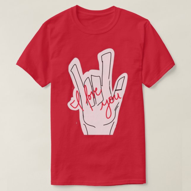I Love You 4 T-Shirt (Design Front)
