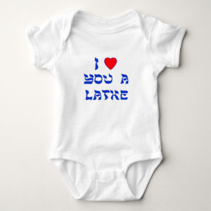 I Love You a Latke Baby Bodysuit