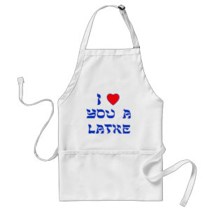 I love you a Latke Standard Apron