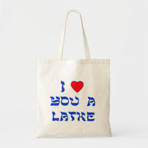 I Love You a Latke Tote Bag