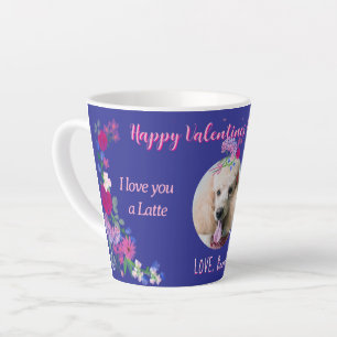 I Love You a Latte Custom Valentine From Cat Mug