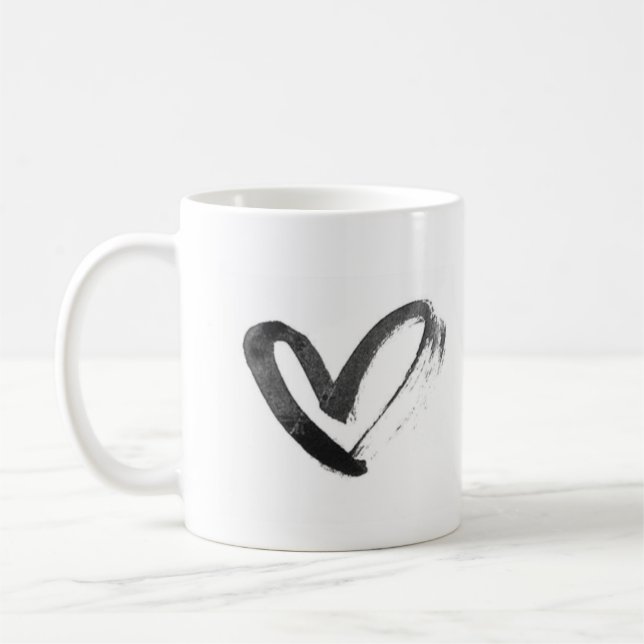 I love you a latte - funny coffee mug (Left)
