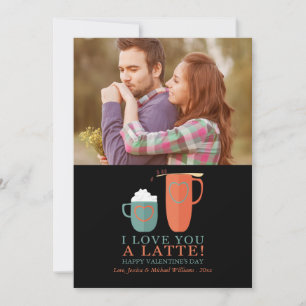 I Love You A Latte Holiday Card