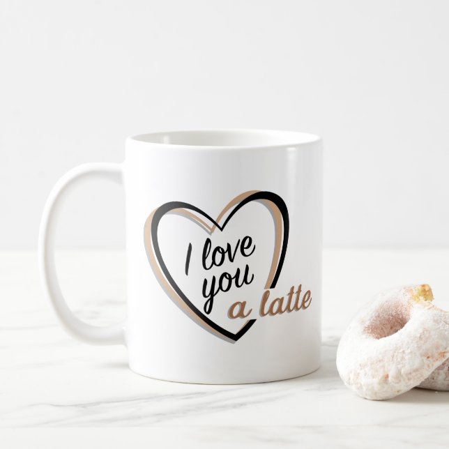 I love you a latte | Mug (With Donut)