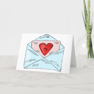 I LOVE YOU add your own text Thank You Card