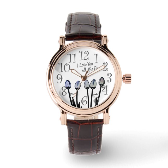 I Love You all the Time, add initials Watch (Front)