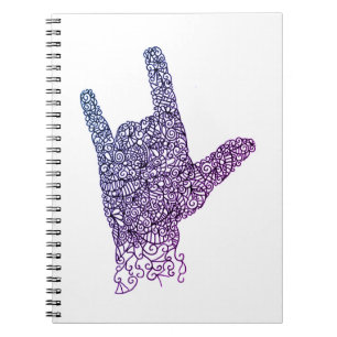 "I Love You" American Sign Language Notebook