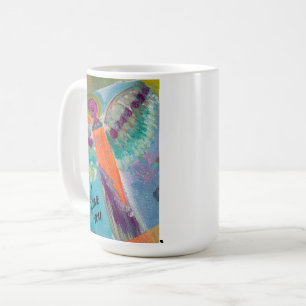 I LOVE YOU angel with original art Coffee Mug