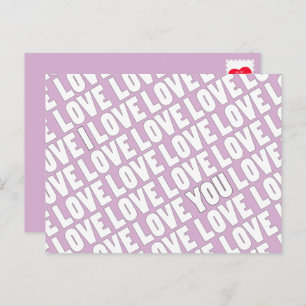I Love You Anniversary Special Occasion Postcard
