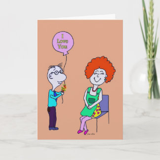 "I Love You" Anniversay Card