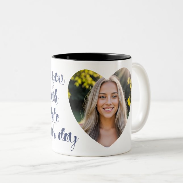 I Love you as much as I hate Valentine's day Two-Tone Coffee Mug (Front Right)
