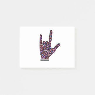 I Love You ASL Post-it Notes
