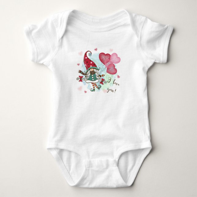 I love you baby bodysuit (Front)