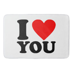 I Love You Bath Mat
