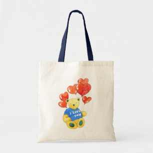 I love you bear - balloon 2011 tote bag