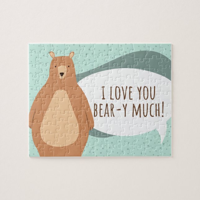 I Love You Bear-y Much Valentine's Jigsaw Puzzle (Horizontal)