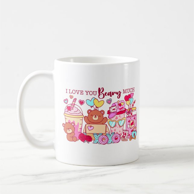 I Love You Beary Much Coffee Mug (Left)