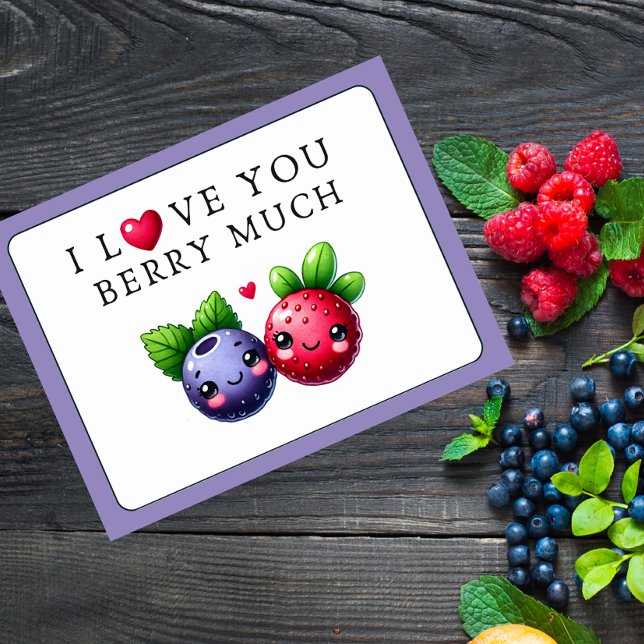 I Love You Berry Much Postcard (Creator Uploaded)