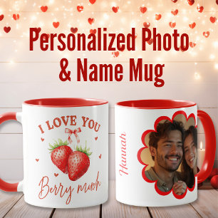 I Love You Berry Much Sweet  Valentine’s Day Mug