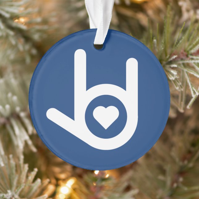 I Love You, Blue Ornament (Tree)