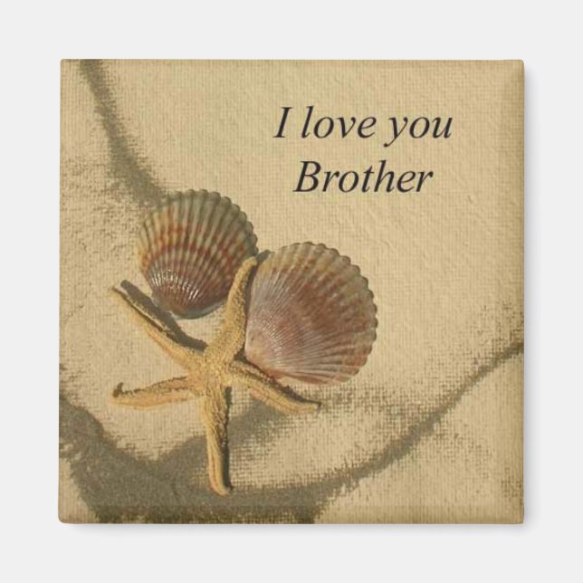 I LOVE YOU BROTHER MAGNET (Front)