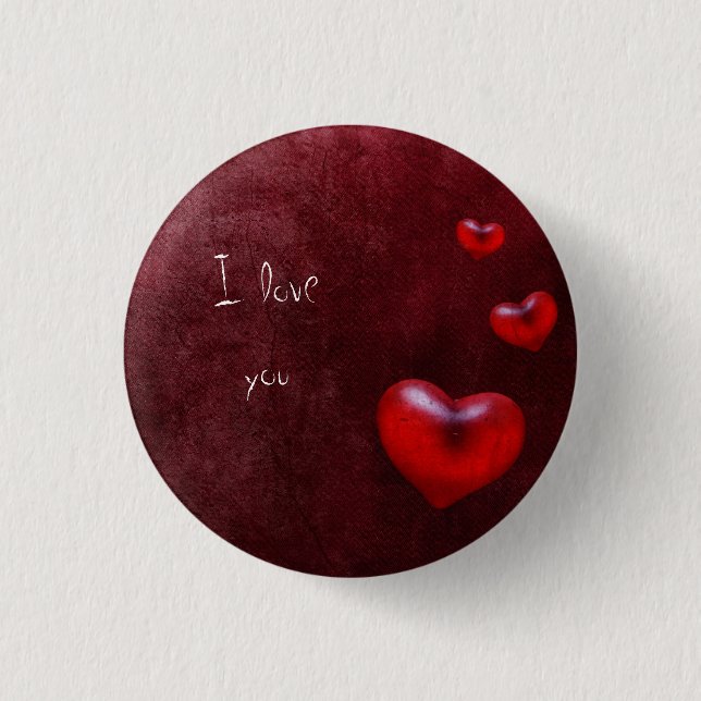 I love you - Button (Front)