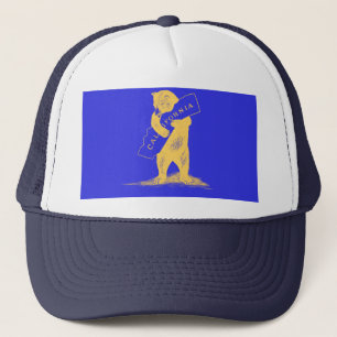 I Love You California--Blue and Gold Trucker Hat