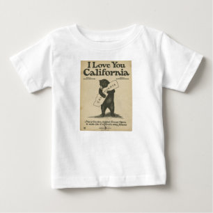 I Love You California Kid’s Shirt
