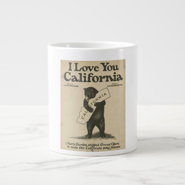 I Love You California Mug (Front)