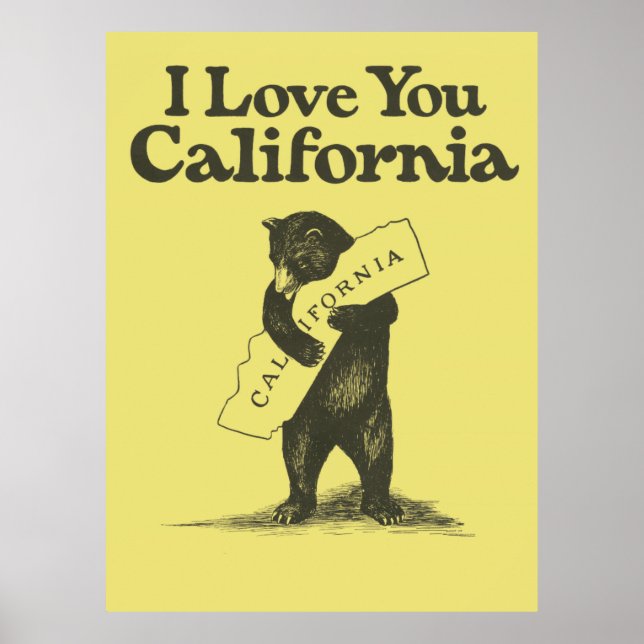 I Love You California Poster (Front)