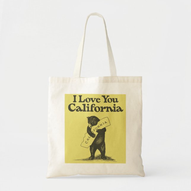 I Love You California Tote Bag (Front)