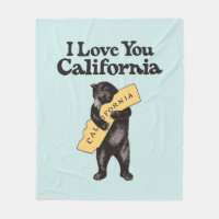 I Love You, California Vintage Illustration