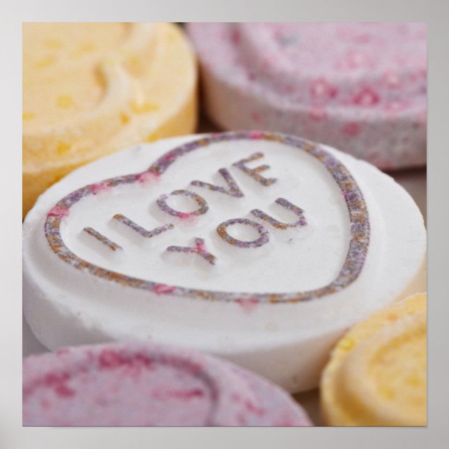 "I Love You" Candy Close-Up poster (Front)