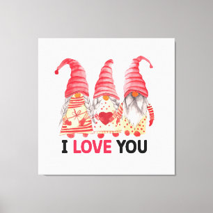 I love you canvas print