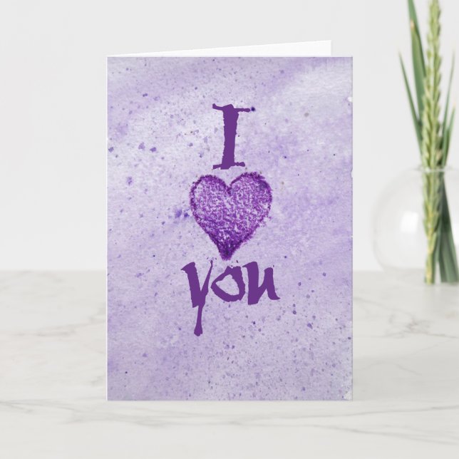I Love you Card (Front)