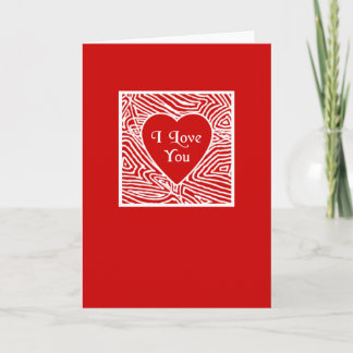 I Love You Card