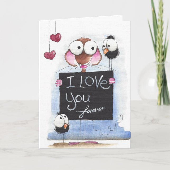 I love you card (Front)