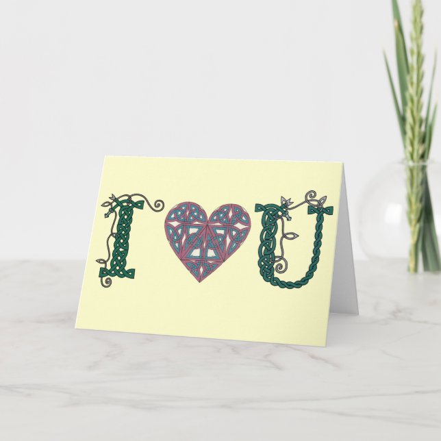I Love You card (Front)